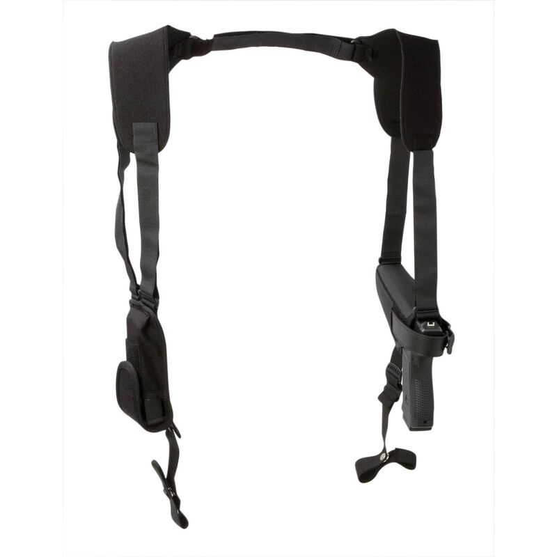 Horizontal Shoulder Holster Pro-Pak Black Size 16, Ambi, Clam