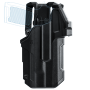 T-Series Level 2 Duty Light-Bearing Red Dot Sight (RDS) Holster