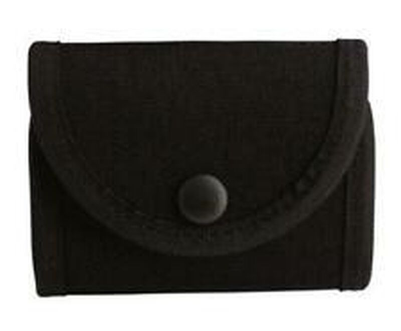 Latex Glove Kodra Black Pouch Single Snap Close, Card
