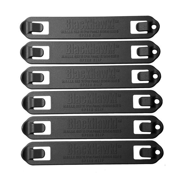BH Speed Clips Six Pack, #7: BK