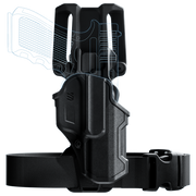 T-Series Level 2 Compact Overt Gun Belt Holster Kit