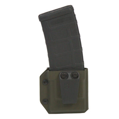 Custom Kydex AR-15/M4 Mag Carrier w/1.5" Non-Tuckable Belt Clip