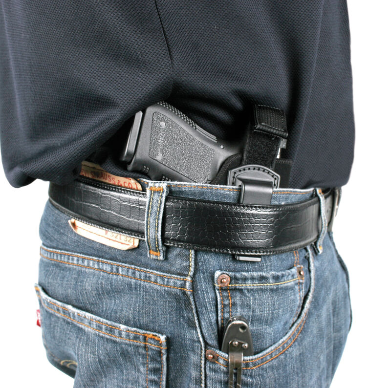 Inside-the-Pants Holster with Retention Strap