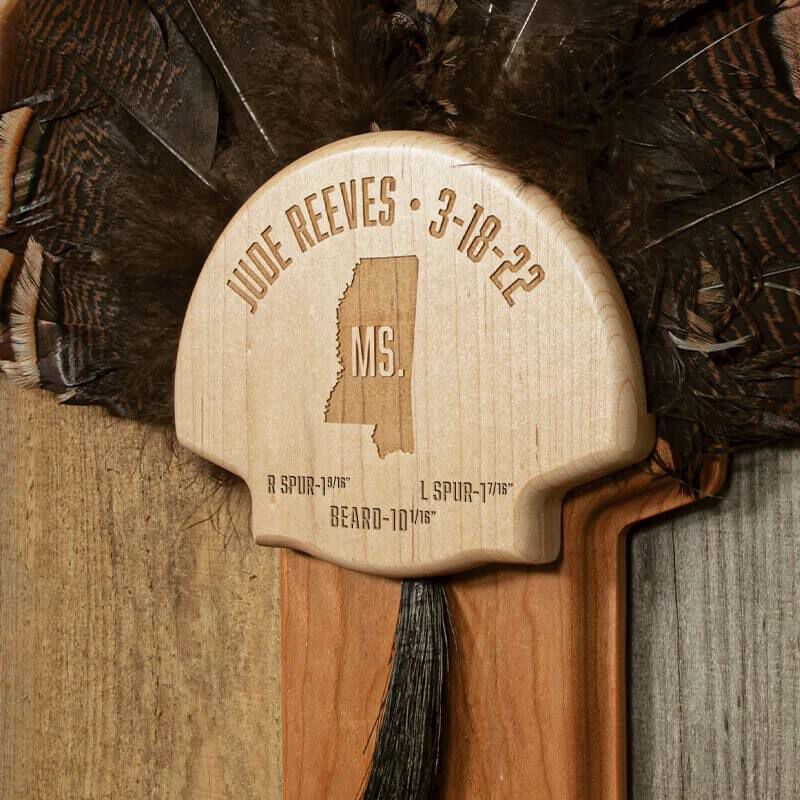 Custom Turkey Plaque