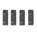Molded Belt Keepers (Set of 4) - Basketweave