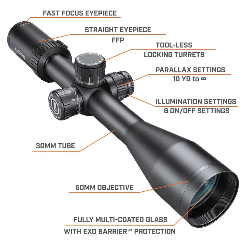 Illuminated Match Pro 6-24x50 Riflescope