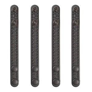 Molded Belt Keepers (Set of 4) - Basketweave