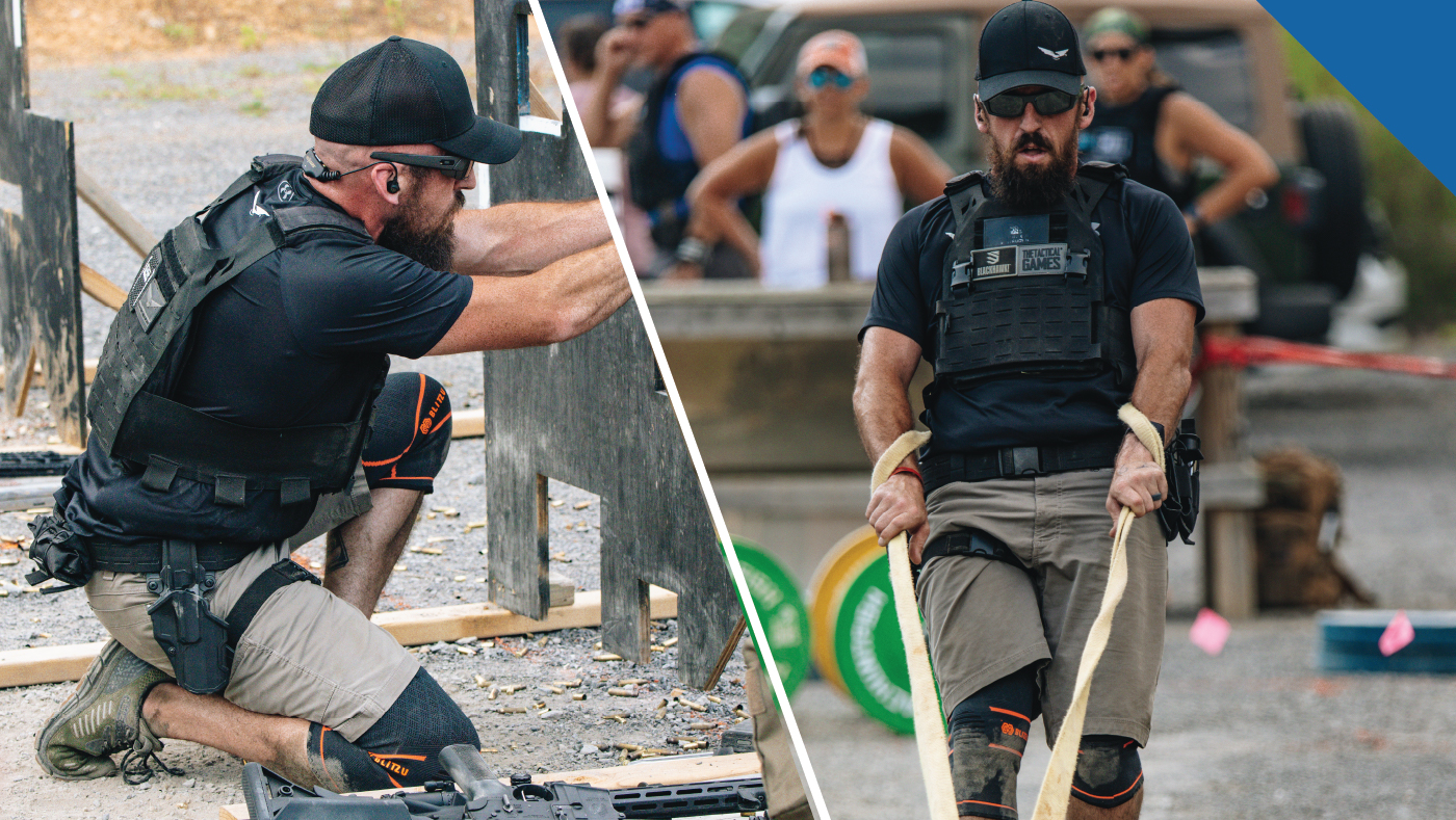 Blackhawk sponsored Tactical Games athlete Robert Cole competing in the games