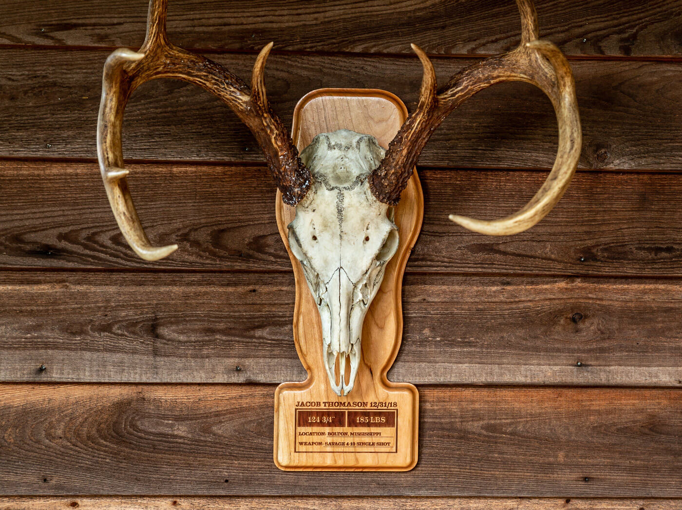 Custom Euro Deer Plaque 