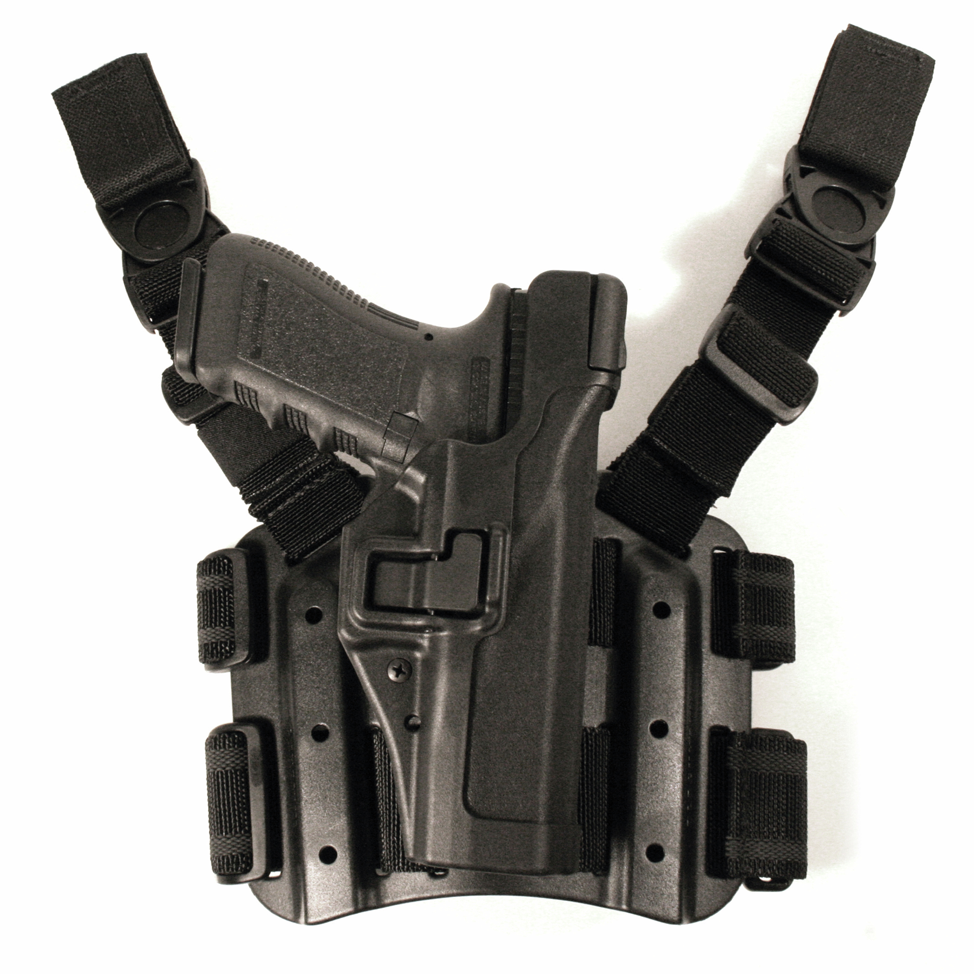 4 in 1 Tactical Drop Leg Right-hand Holster With 2 Pouches for P226 P228 P229 