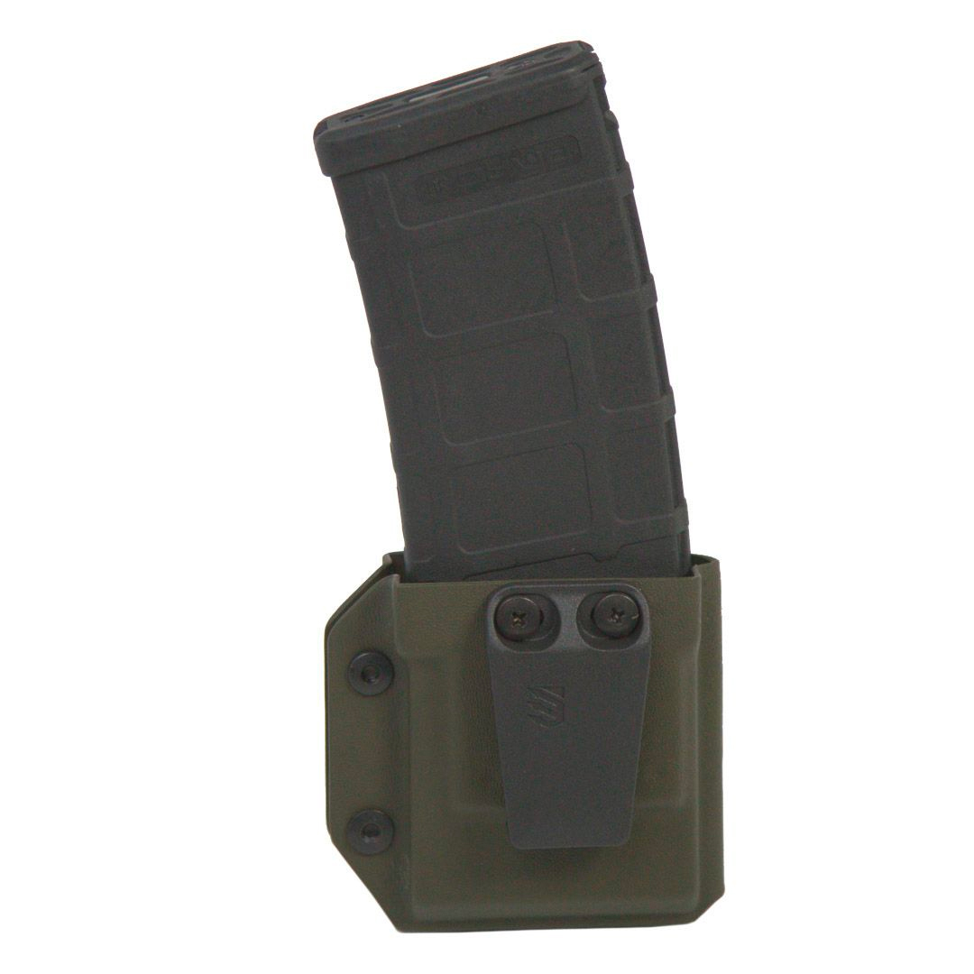 Buy Custom Kydex AR15 Mag Carrier with 1.5" NonTuckable Belt Clip And